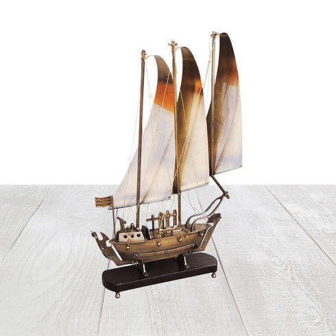 Brass Table Ship 5.65kg